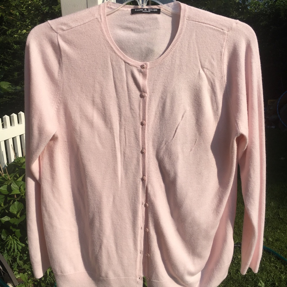 Pink Cardigan. Gently Worn.